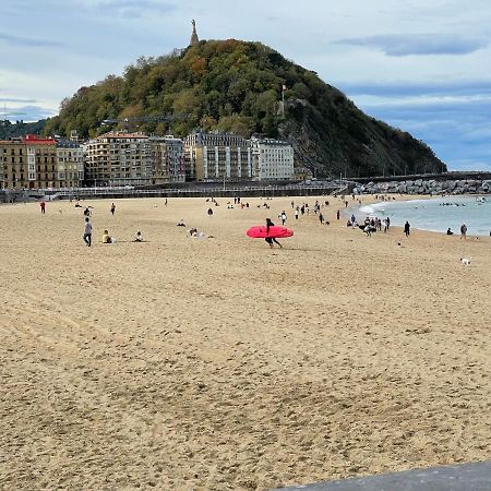 Usandizaga Apartment, Second Line Beach, Free Parking San Sebastián Kültér fotó